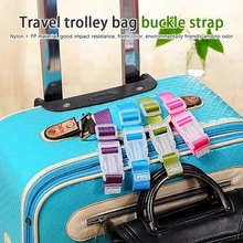 

Adjustable Suitcase Belt Nylon Travel Accessories Hanging Buckle Straps Luggage Tag Suitcase Organizer The Artifact of Going Out