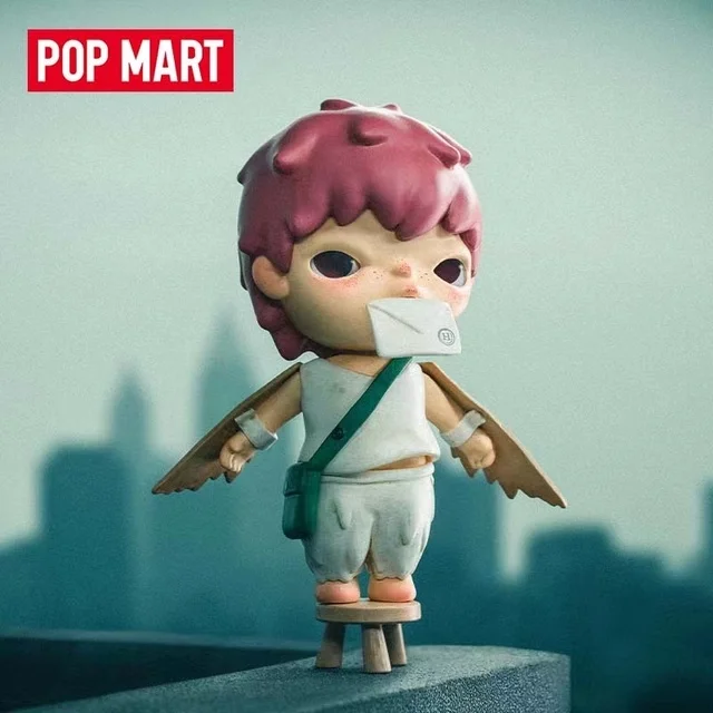 thumbnail image 1 of POPMART Hirono Mime Series Blind Random Box Toys Cute Action Anime Figure Kawaii POP MART Mystery Box Model Designer Doll Gift, 1 of 5