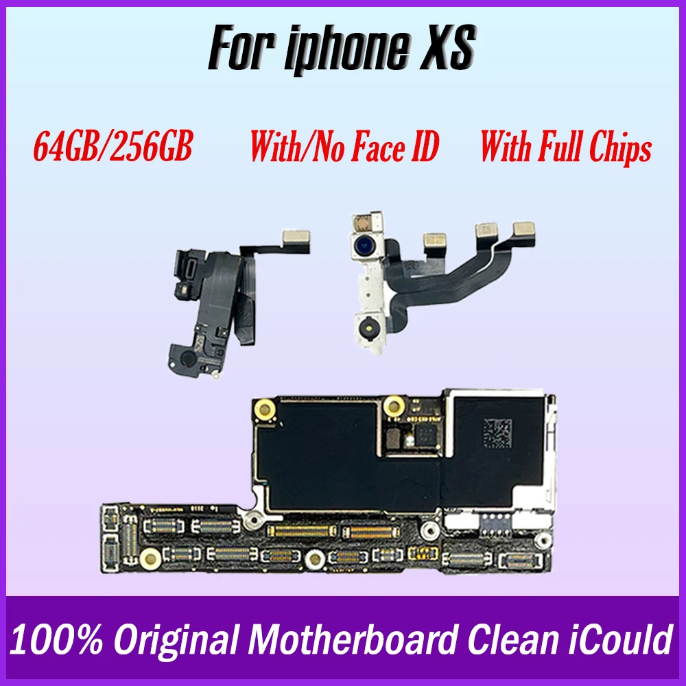 Plaque Métallique Protection Nappe IPhone X (A1901) - Original Apple Argent + Vis