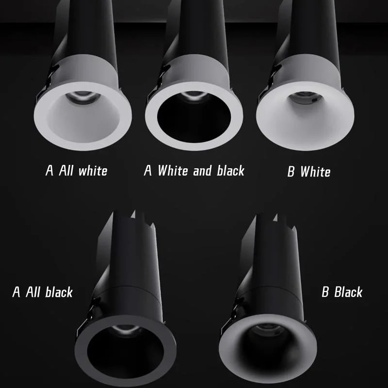 รูปสินค้า ไฟสปอร์ตไลท์ COB ฝังผนัง ป้องกันแสงสะท้อน ปรับความสว่างได้