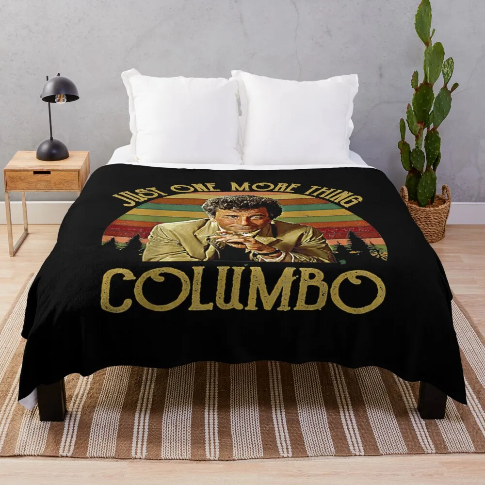 

Just One More Thing ColumboThrow Blanket Anti-Pilling Flannel Blankets Sofas Of Decoration Blankets For Sofas