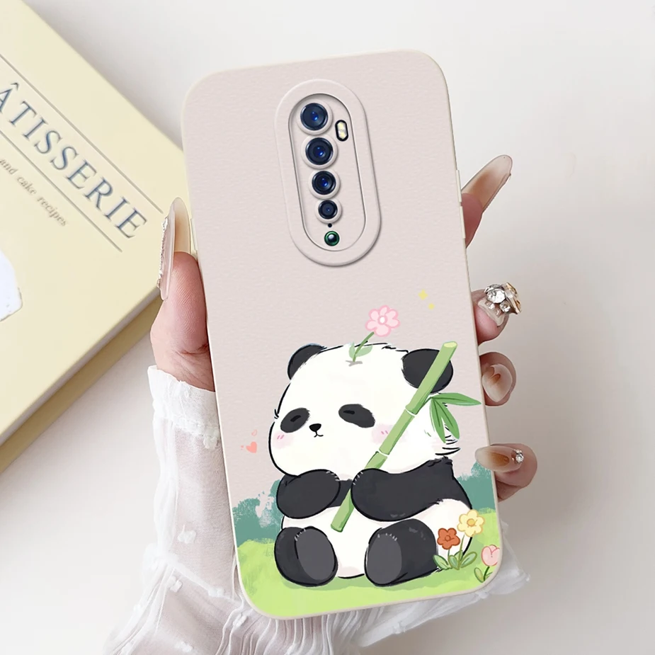 Cute Panda Cartoon Soft Silicone Phone Case - Durable Bumper Cover