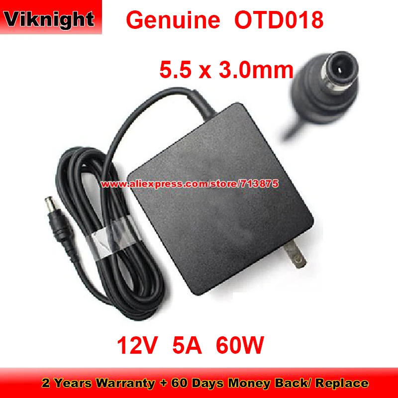 

Genuine OTD018 AC Adapter 12V 5A 60W Charger for Google Fiber PB-1600-29 07079619 8K0GOTD018 with 5.5 x 3.0mm Tip Power Supply