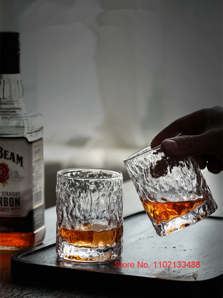 First Snow Whisky Glasses Whiskey Classic Cup Japan Aderia Design Old Fashioned Wineglass Thick Heavy Crystal Glacier Beer Mug