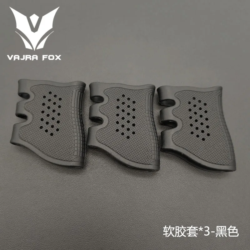 Anti Slip Tactical Handgun Rubber Grip Protect Cover Weapon Gun Universal Rubber Glove Fit Glock Pistol Handle Accessories rubber grip sleeve rubber grips gun accessories