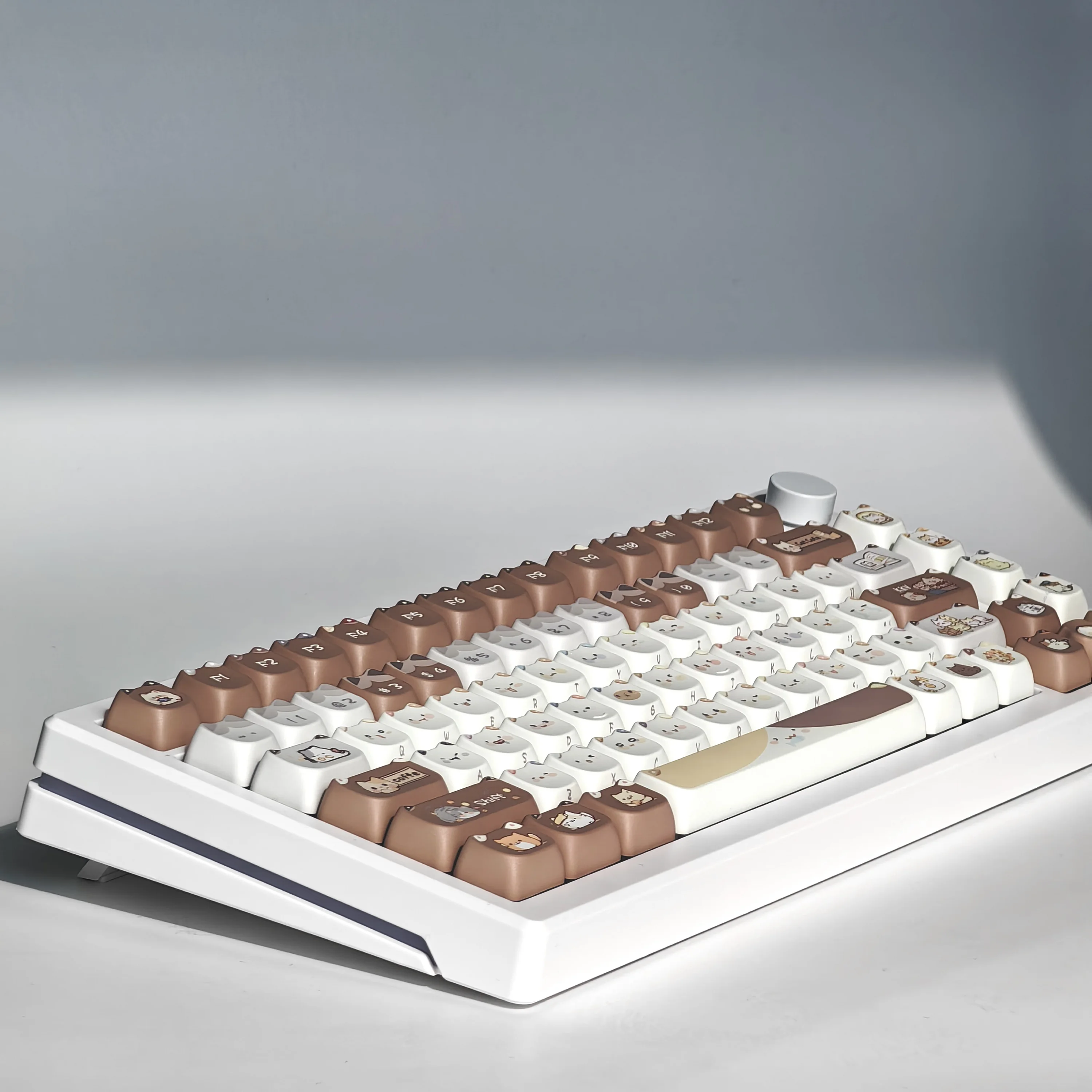 Cute Meow Perfil, PBT Praça Key Cap,