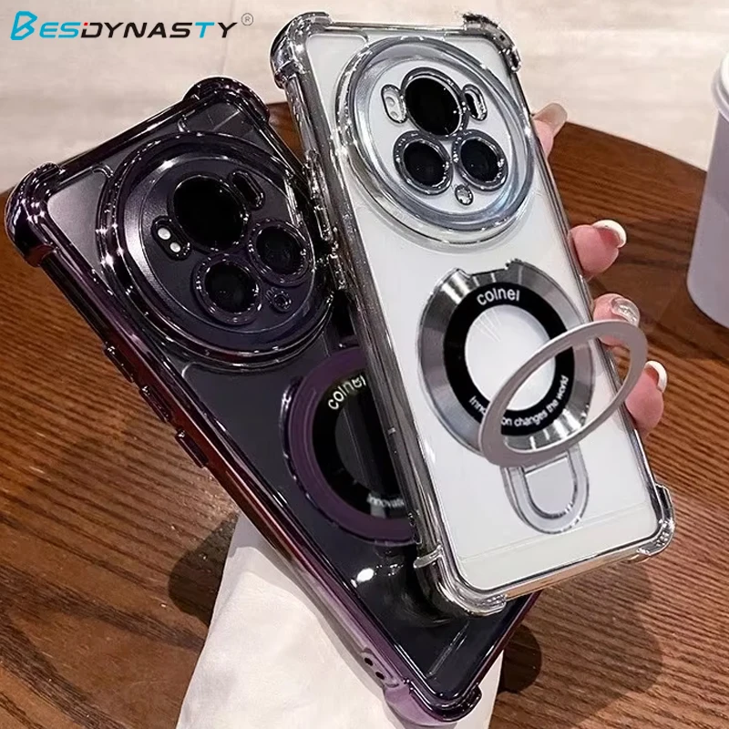 Shockproof Magnetic Gyro Stand Holder with Plating Finish