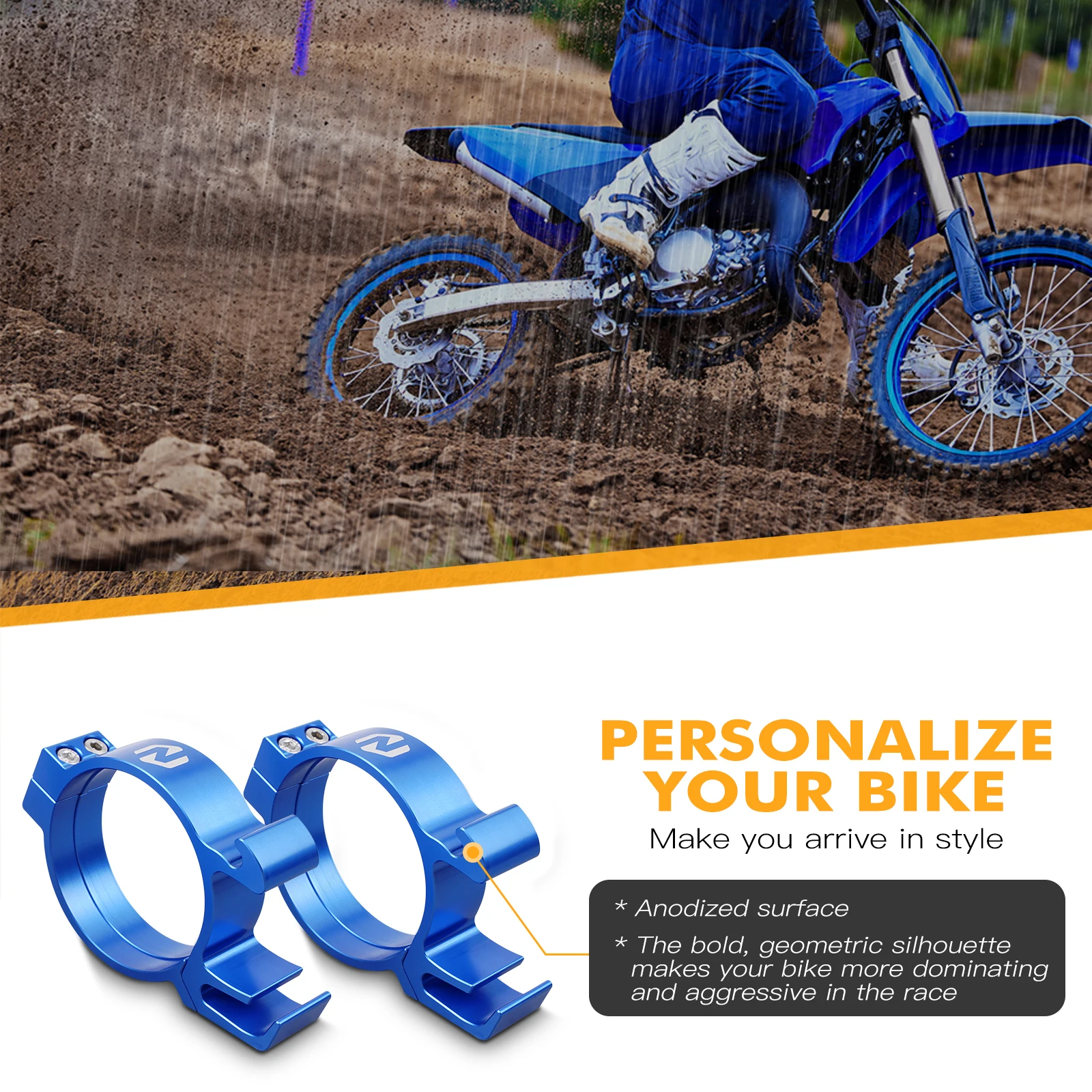 Für Yamaha YZ85 2002-2018 2017 YZ80 1993-2001 YZ 85 80 Teile NICECNC Front Fender Retainer Draht Routing klemme Clips Zubehör – Detail 5