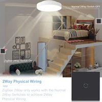 BSEED Zigbee Smart Switch 1/2/3Gang Touch Light Switch 2Way Function Part Smart Home Tuya Alexa Control Without Glass Panel - Image 3