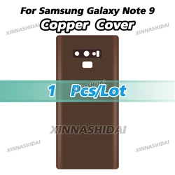Premium Glass Rear Battery Cover for Samsung Galaxy Note 9 - Replacement Back Housing Panel with Adhesive (1pcs Copper cover)
