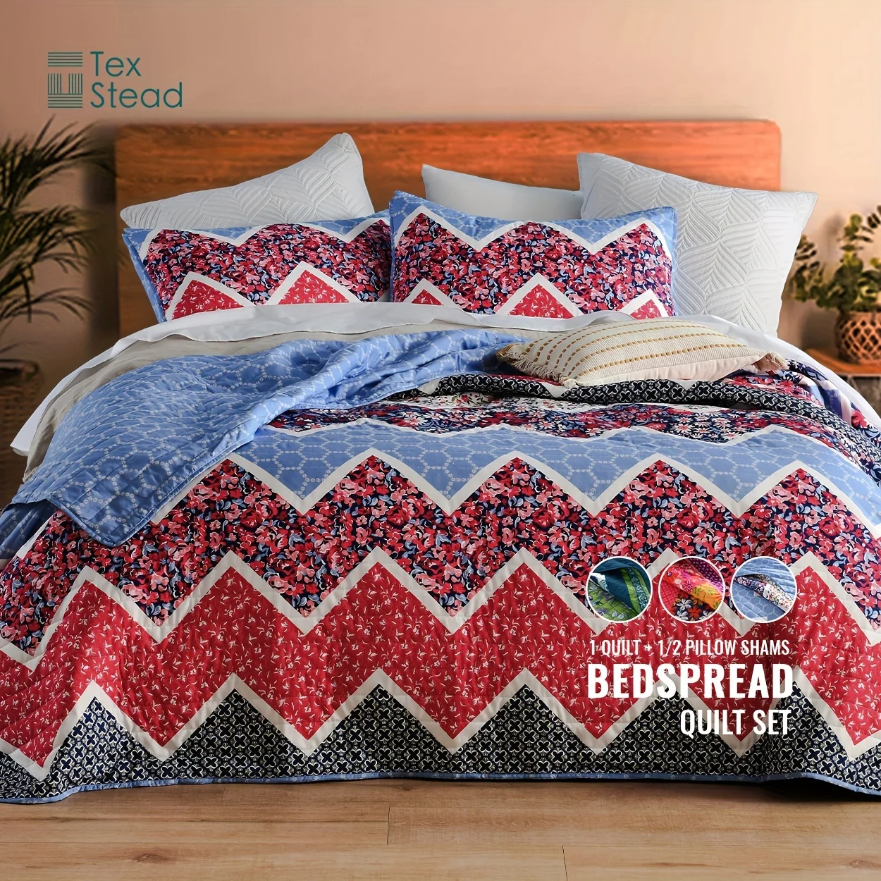 Set di copriletto estivo da spiaggia, per letto matrimoniale, per bambini e ragazze, 3D, con stelle marine, copriletto da spiaggia e mare, copriletto, 3 pezzi, decorativo, trapuntato, con 2 federe