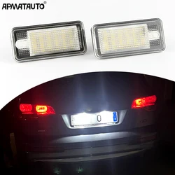 LED Number Plate Lights - Error - Free License Plate Lamp Car Accessories (2PCS LED White Light)