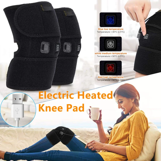 Heating Knee Pads Knee Brace Support Pads Thermal Heat Therapy Wrap Hot  Compress Knee Massager For Cramps Arthritis Pain Relief - Relaxation  Treatments - AliExpress
