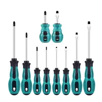 Multipurpose Handle Screwdrivers Set With Magnetic Insulated Security Repair Hand Tools Cross/Straight Type Mini Screw Driver 1