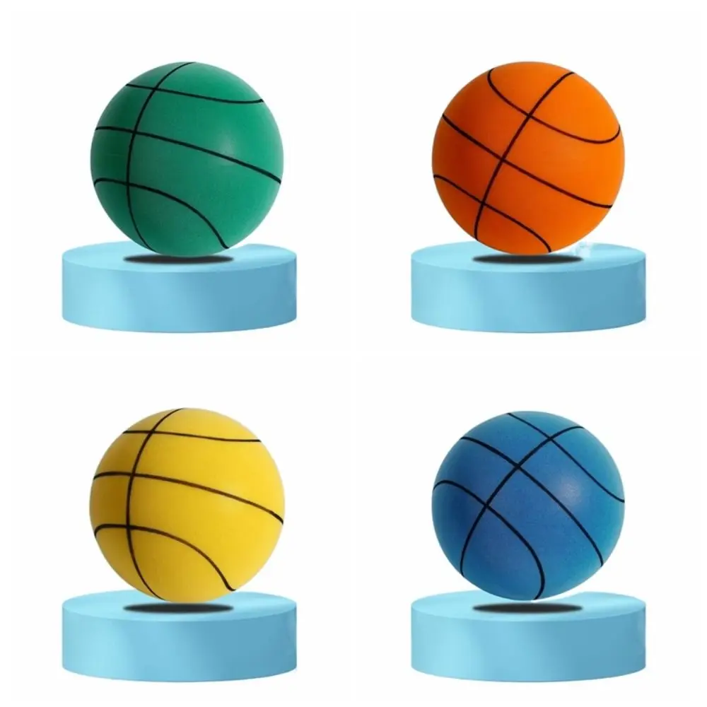 18cm/22cm/24cm Silent Training Basketball Damping High Elasticity Bouncy Balls Impact-Resistant Lightweight Bouncing Mute Ball 18cm 22cm 24cm silent training basketball damping high elasticity bouncy balls impact resistant lightweight bouncing mute ball