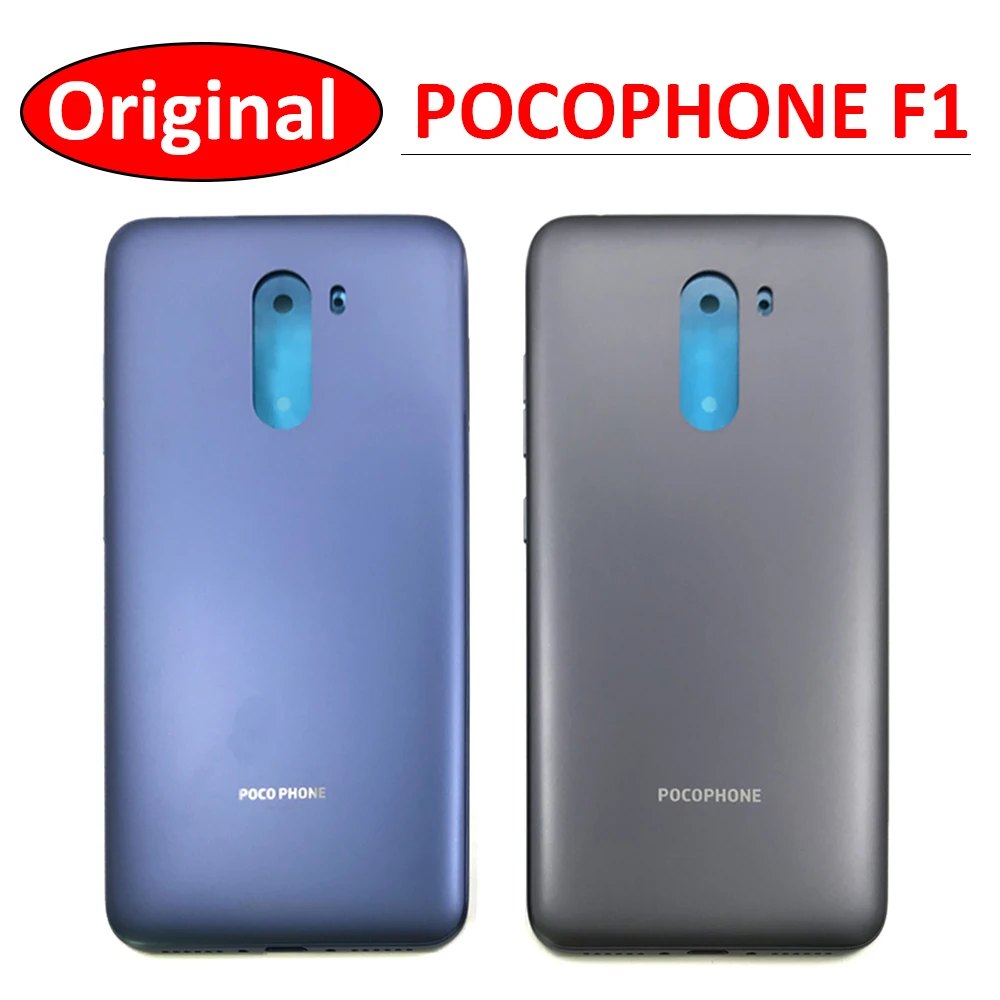

10PCS Lots Original New Rear Back Cover Battery Housing For Xiaomi Pocophone Poco F1 With Logo Replacement Parts Hongmi Xaiomi