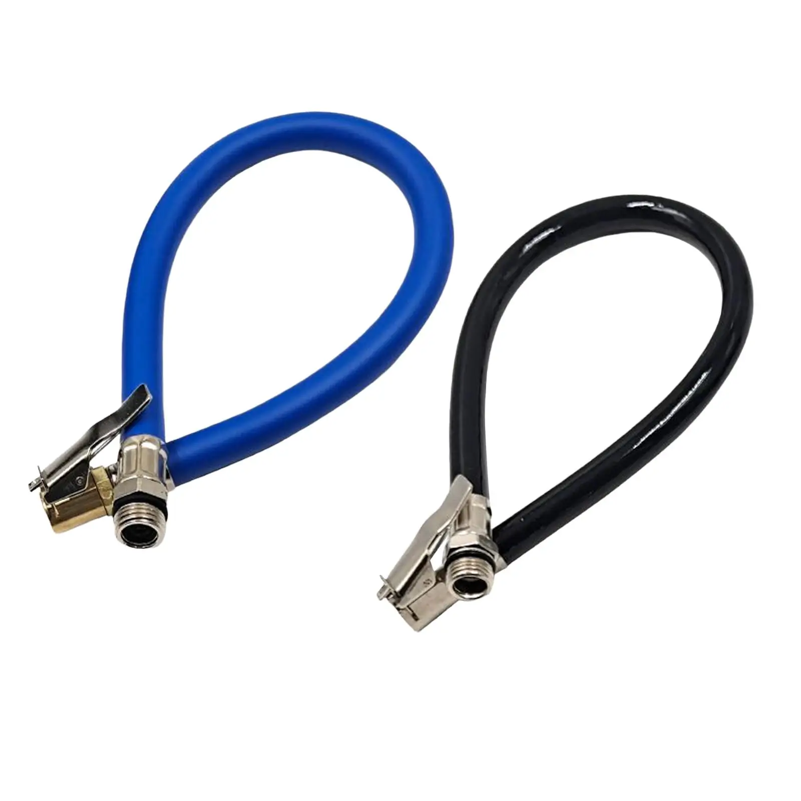 

Universal Tire Inflator Extension Hose Lock On Chuck Adapter Clip Connector Replacement for Air Compressor Pump Tyre Pump