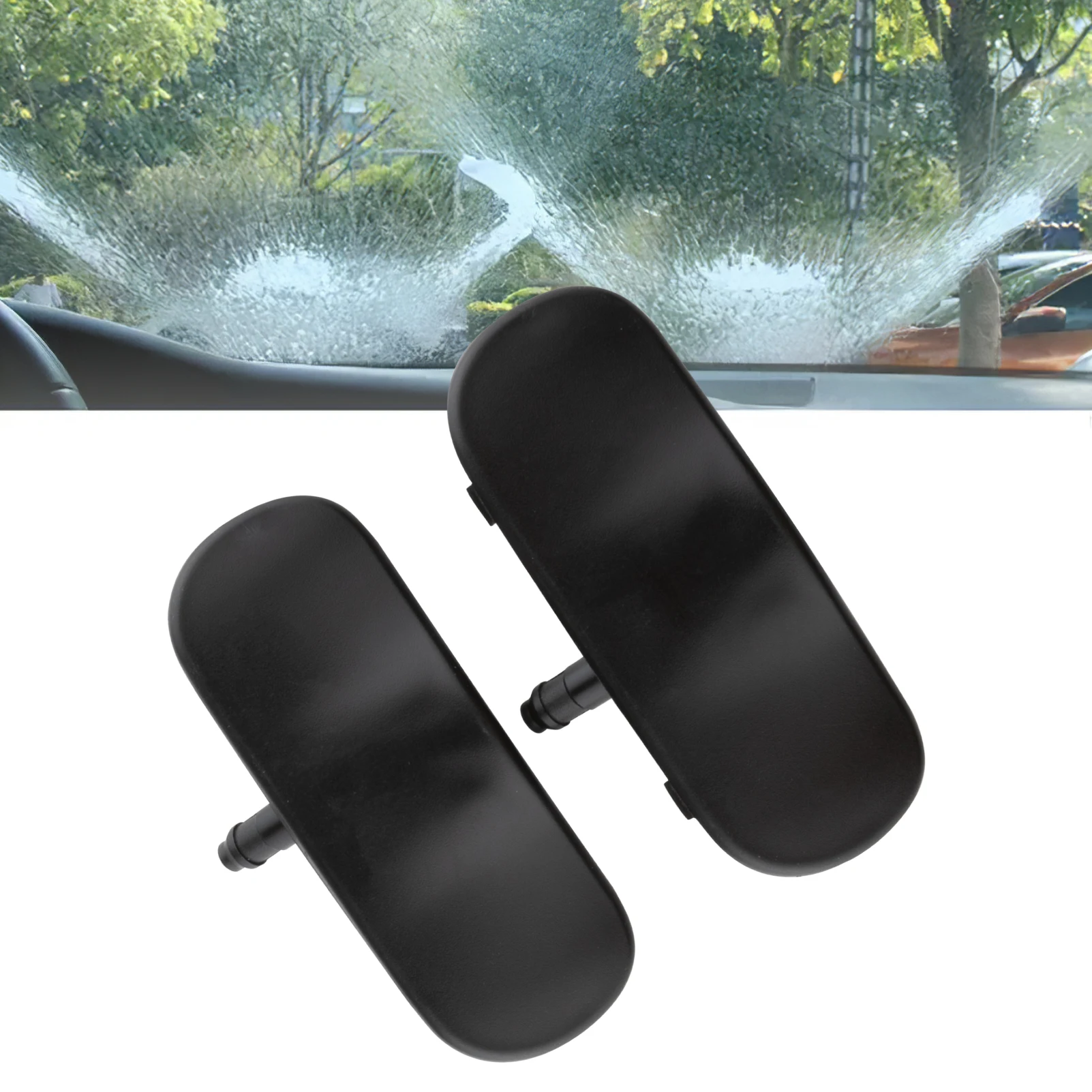 1 Pair/2 Pcs Windshield Washer Spray Nozzle Windscreen Washer Spray Nozzle For Audi A6 C7 S6