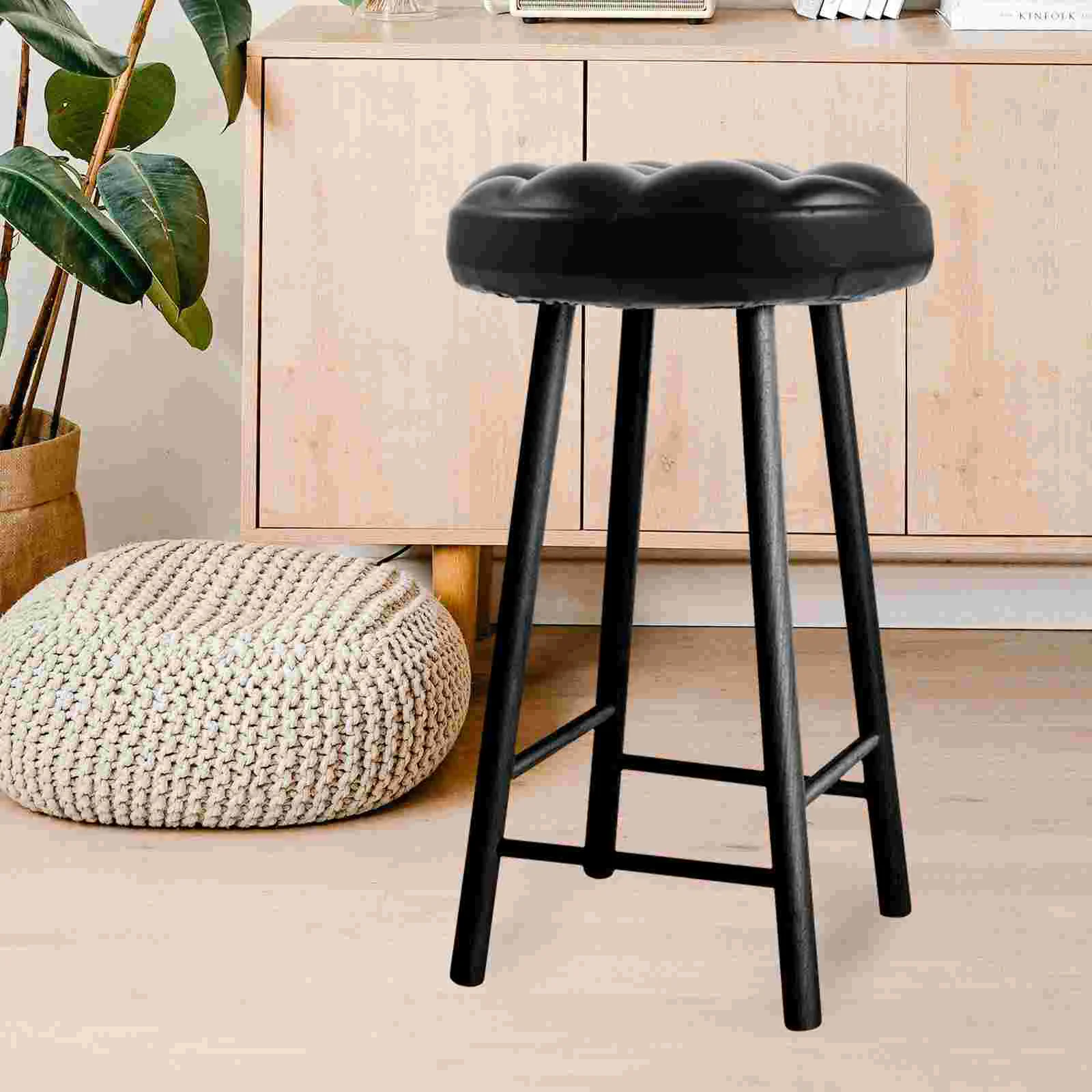 Round Stool Seat Cushion Bar Stool Cushions Waterproof Chair Seat Tops Canteen Stool Seat Replacement Chair Cushion Tops