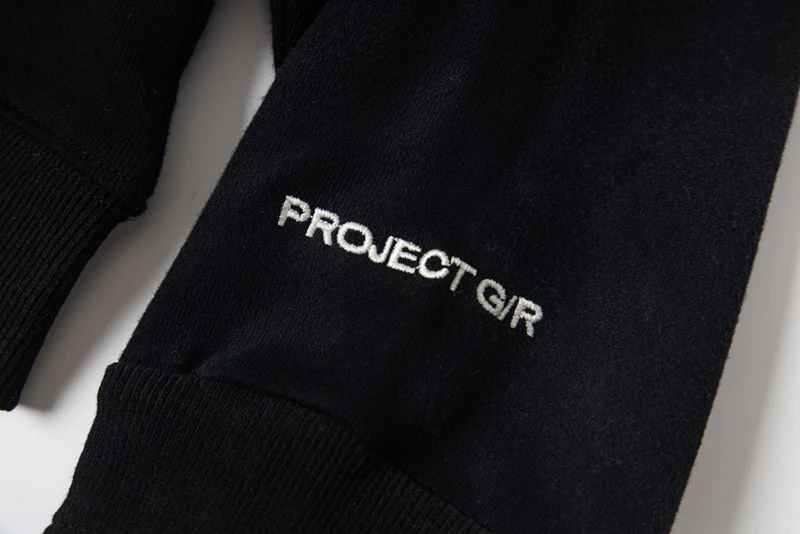 トップス PROJECT G/R GLOVE LONG SLEEVE nubian Double Zipper Project G/R Hoodie Sleeve Glove Long Design