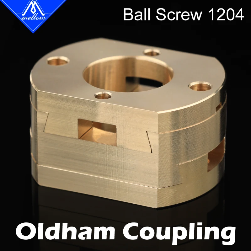 Acoplamento 1204 do Oldham de Mellow nf para a Cama Quente do Parafuso da Esfera da Z-linha Central 12 mm da Impressora 3d