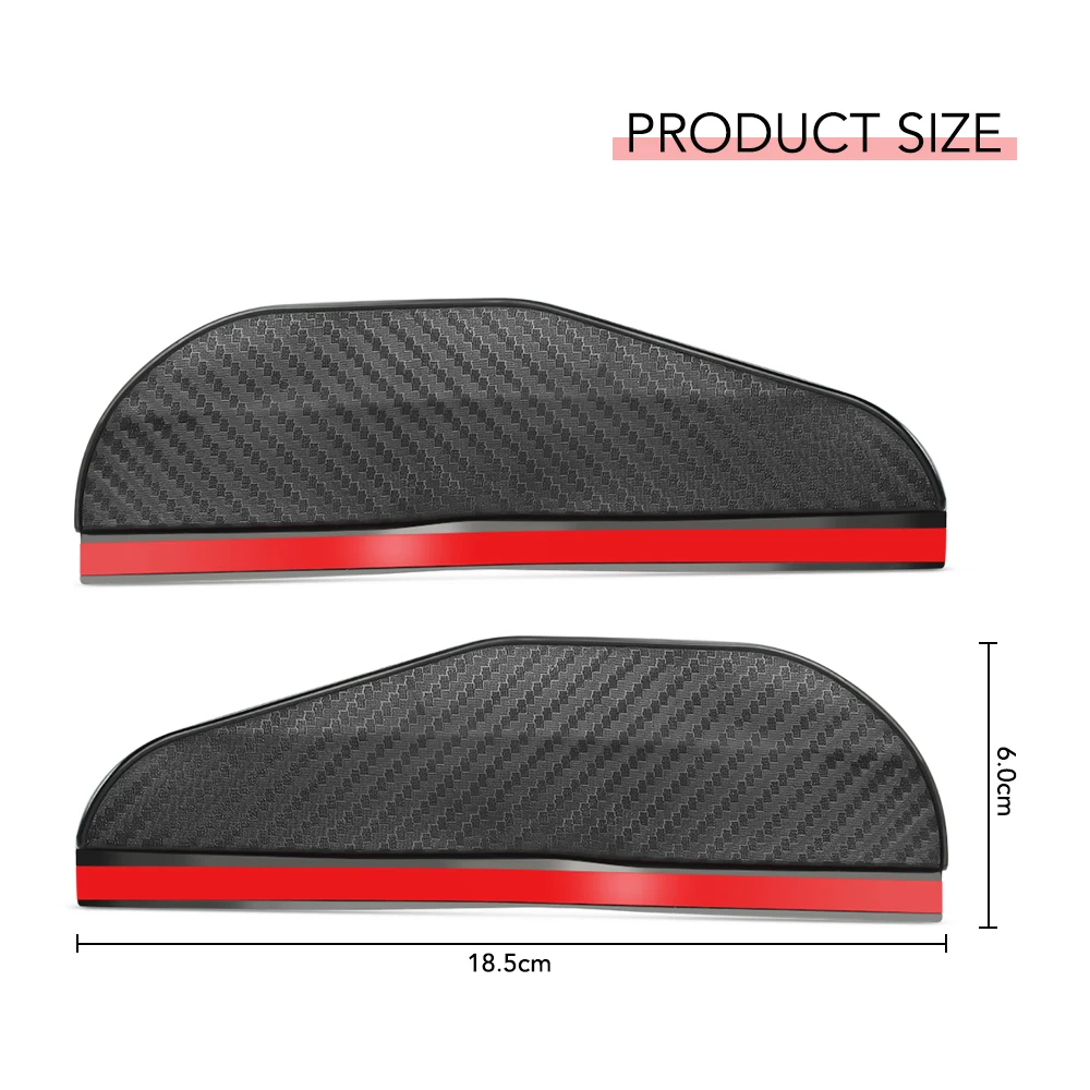 Car Rain Eyebrow Accessories Car side Mirror Cover For ALFA ROMEO giulietta mito 147 159 dacia duster LADA KIA