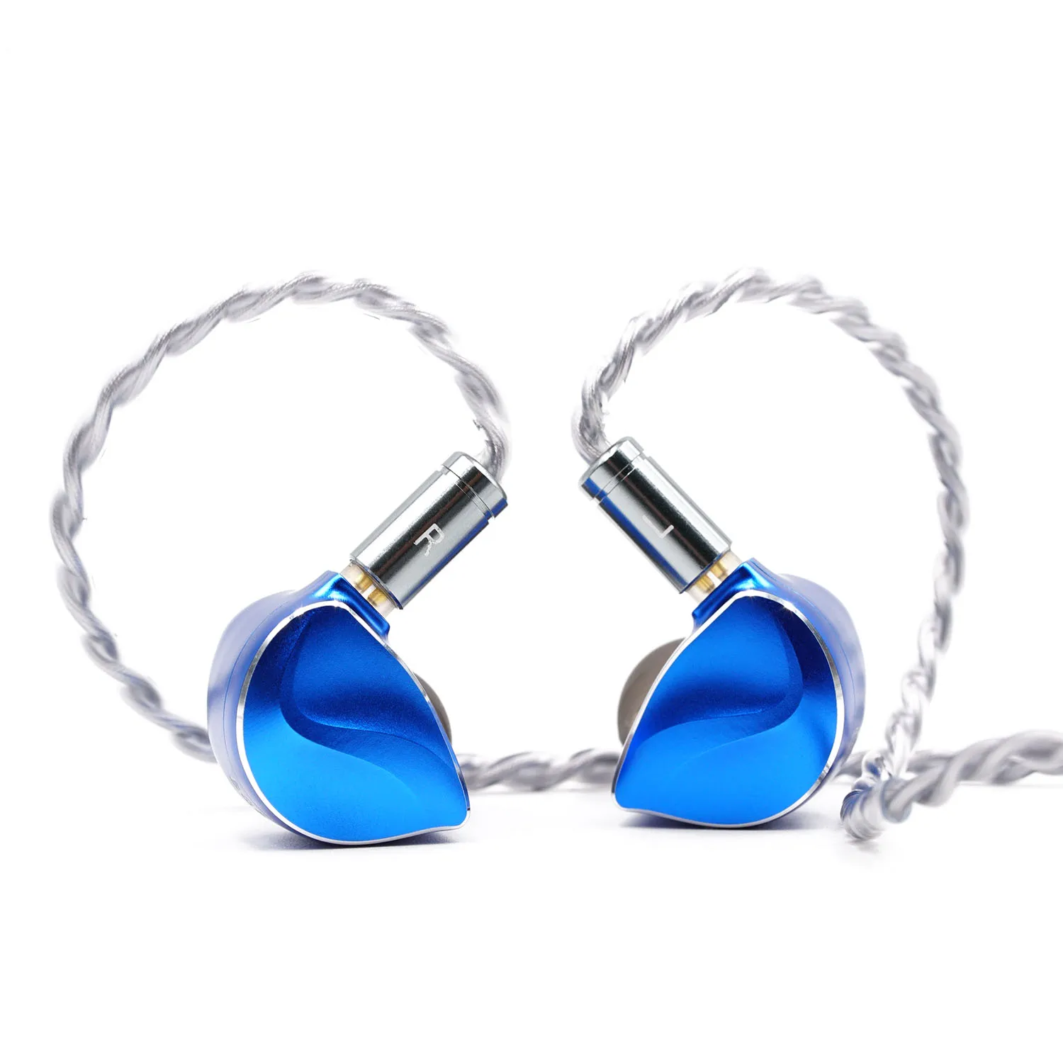 Гибридный Динамический драйвер BQEYZ Winter Ultra In Ear Monitor с костной проводимостью PZT, Hi-Fi, IEM, для аудиофильных синих проводных наушников