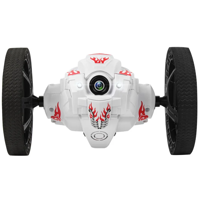Rc Bounce Car 2.4g Jumping Car No Camera Or With Wifi Camera 2.0mp Flexible Wheels Rotation Rc Small-Scale Robot Car Boy'S Gift 5