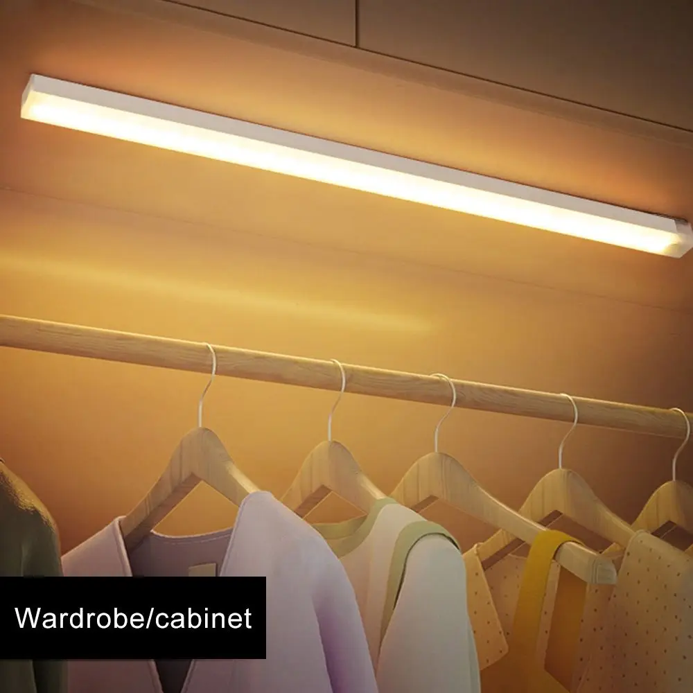 

Multiple Choices Magnetic Light USB Charging Light Bar Motion Sensor Lamp Closet Lights Cabinet Lamp