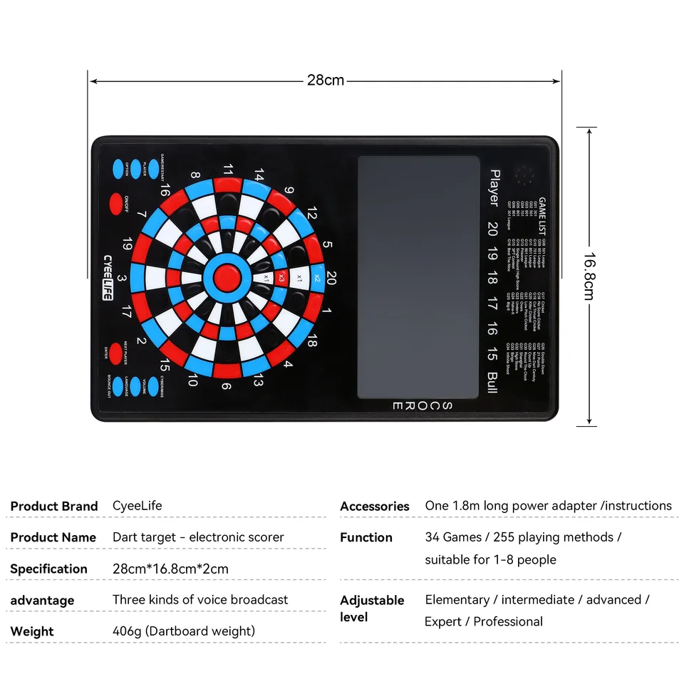 CyeeLife 12 stuks zachte dartpijlen 16 gr. met pvc-schachten dartpunten 36 flights, professionele softdart set, zwart, 16 gram CyeeLife 12 stuks zachte dartpijlen 16 gr. met pvc-schachten dartpunten 36 flights, professionele softdart set, zwart, 16 gram