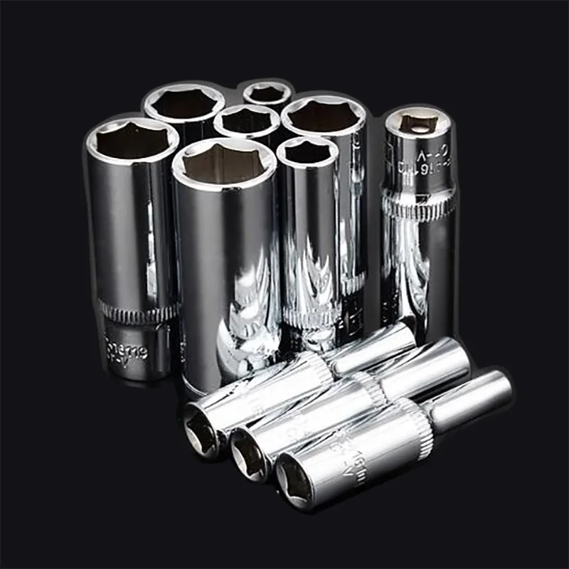 50mm Long 1/4 Inch Drive 6 Point Socket 4mm 5mm 6mm 7mm 8mm 9mm 10mm 11mm 12mm 13mm 14mm 4
