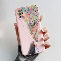 Fashion Butterfly Soft Silicone Phone Cover with Bumper - Stylish Protective Case for Poco M3 (FEN-TG0201)