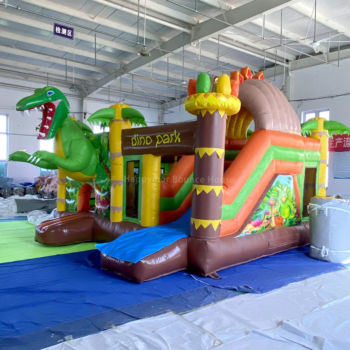Inflável Dino Park Combo Jumping Castle com Slide para Crianças,  Aniversário Dinosaur Bounce House, Festa e Aluguel, 5m - AliExpress