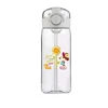 Disney Minnie Mouse Cute Cartoon Straw Cup Girls Children Students Drop-Resistant New Summer Water Glass Good-looking Portable 2