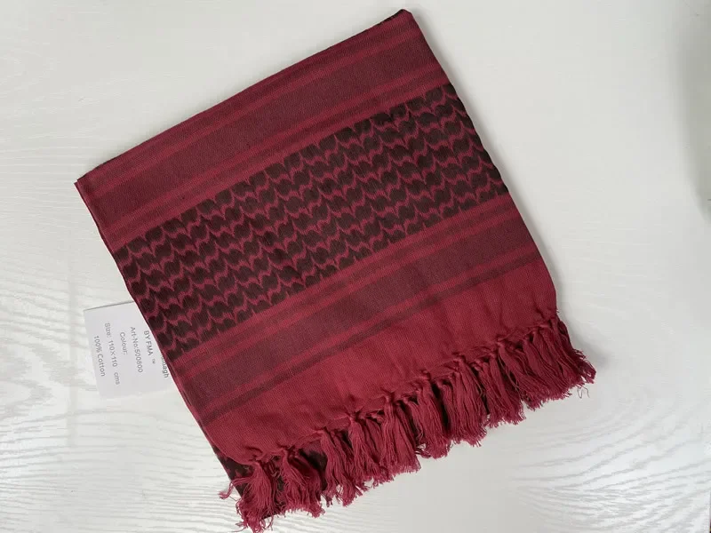 Arabian Style Red Color Military Eagle Scarf Headscarf Protective Isolation Mask Type Scarf Children Sports Cap Category