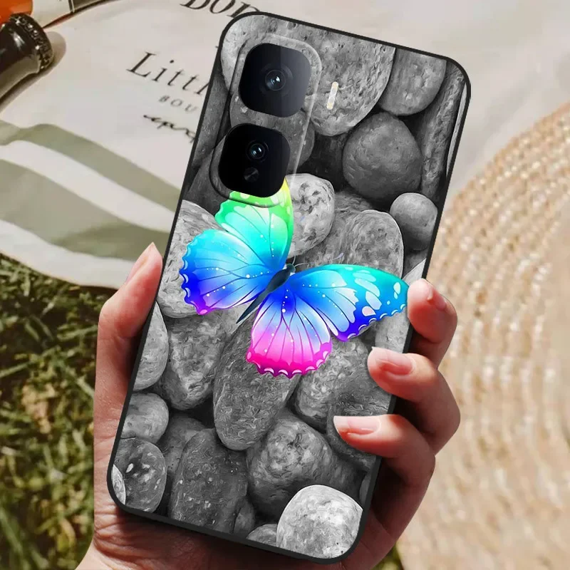 Cute Cat TPU Soft Silicone Protective Case Cover - Painted Design for VIVO IQOO Neo 10 Series