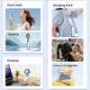 Handheld Fan with Semiconductor Refrigeration Cooling Fan 4000mAh USB Rechargeable Mini Portable Hanging Neck Fan for Outdoor 2