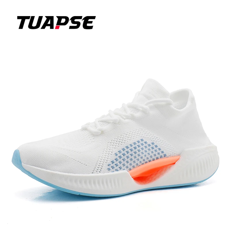 

TUAPSE Unisex Sneakers Fashion Men Sneakers Round Toe Cushioning Running Shoes Sock Opening Woman Race Breathable Couple Shoes