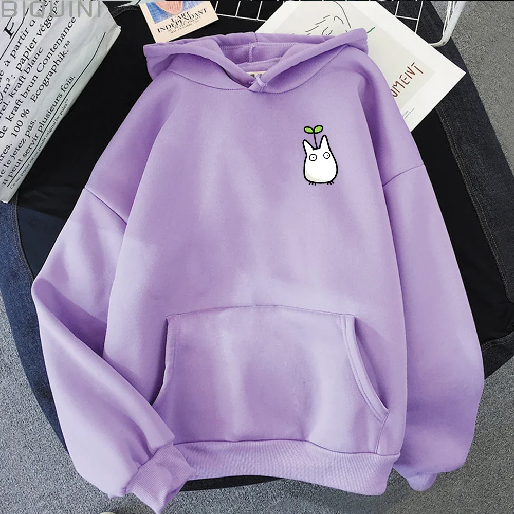 

Japanese Anime Totoro Graphic Sweatshirt Harajuku Female Clothes Studio Ghibli Kawaii Hoodies 2021 New Funny Cartoon Hoody Women