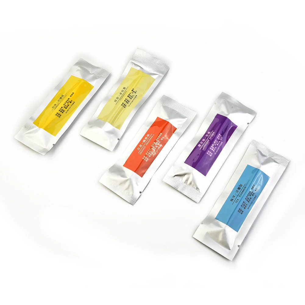 Air Vent Clip Car Freshener with 5 Scents Refill Pads Including Romantic Lavender and Sea Star for Long Lasting Freshness