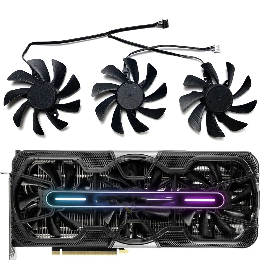 

Cooling Fan Graphics Card Cooling Fan Replacement Part for GAINWARD RTX3070 3080 3090 Phantom