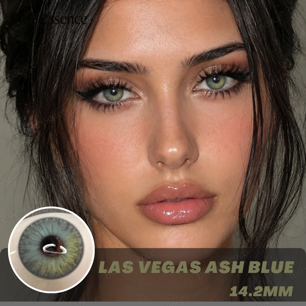Bio-Essence Radiant Blue Contact Lenses - Enhance Your Natural Eye Color with Stunning Hues
