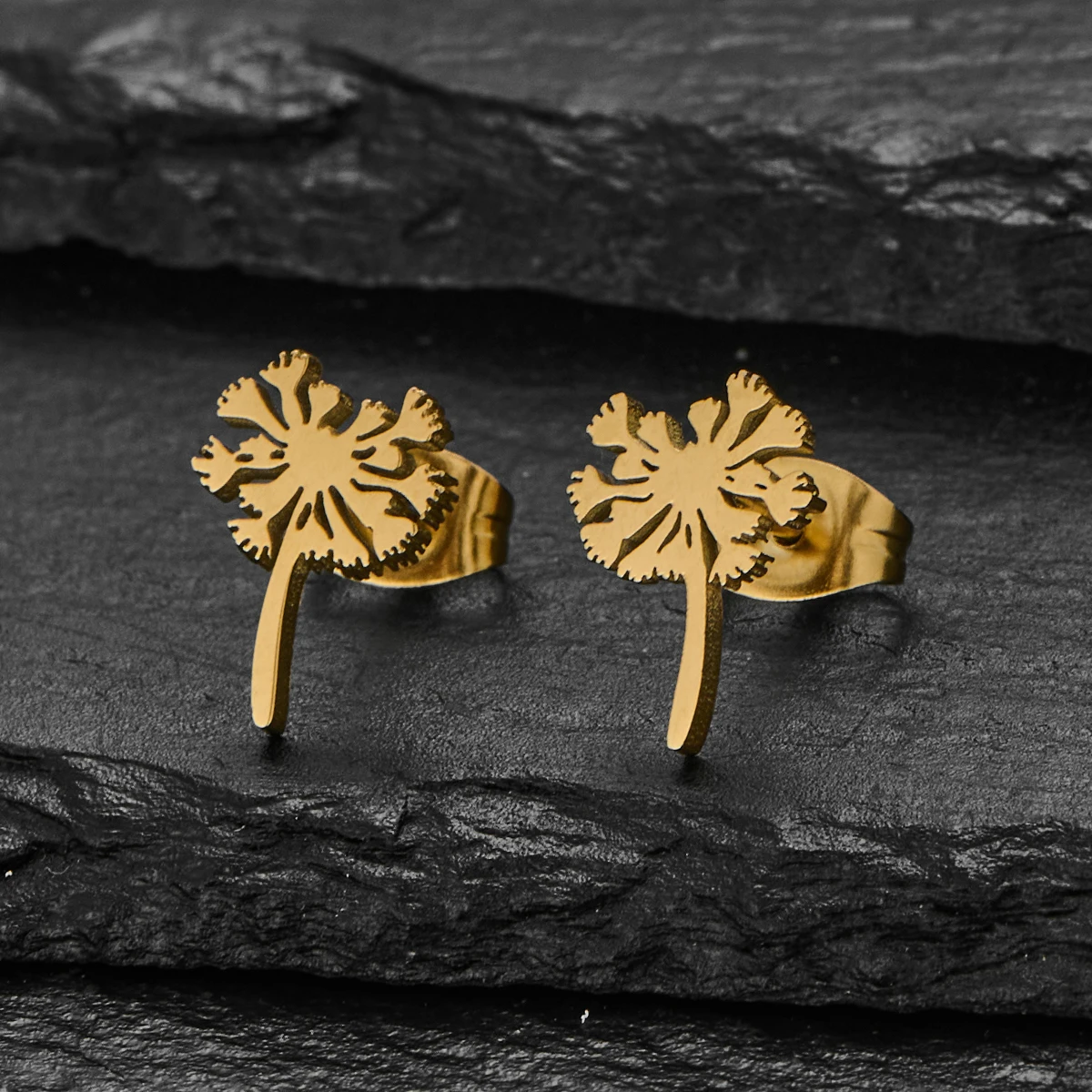 SMJEL Mehrere Edelstahl-Ohrstecker für Frauen und Mädchen, minimalistischer Schmetterling, Kirsche, Löwenzahn, Ohrringe, Schmuck, Katzen-Ohrstecker, Geschenk – Detail 17