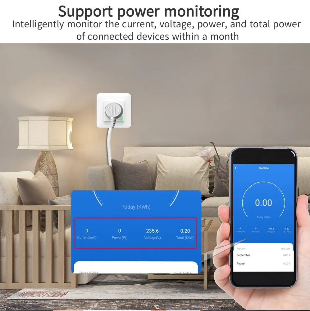 Painel de Vidro, Branco, WiFi, UE, Universal,