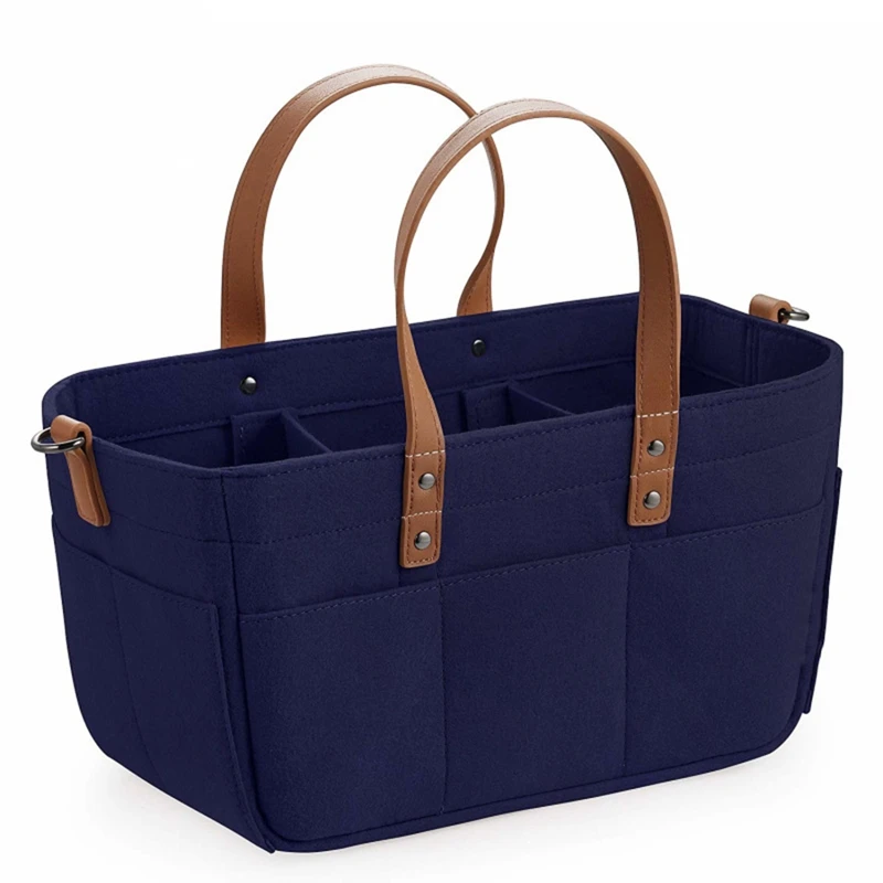 

Детский войлочный органайзер для хранения, корзина для детских подгузников, сумка с ручкой для смены подгузников