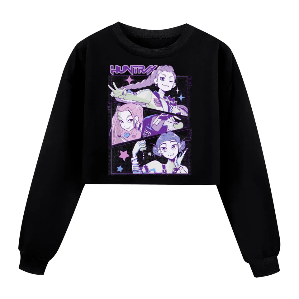 Sweat à Capuche K-Pop Pour Ado - Imprimé Animé, Style Streetwear - Taille 2 à 16 Ans