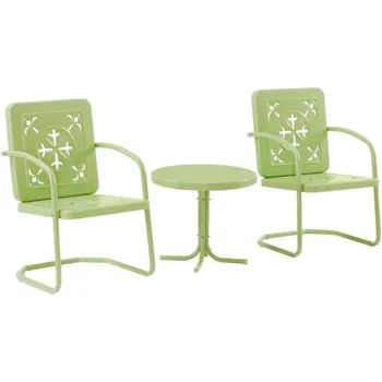 3-Piece Vintage Metal Patio Conversation Set 1