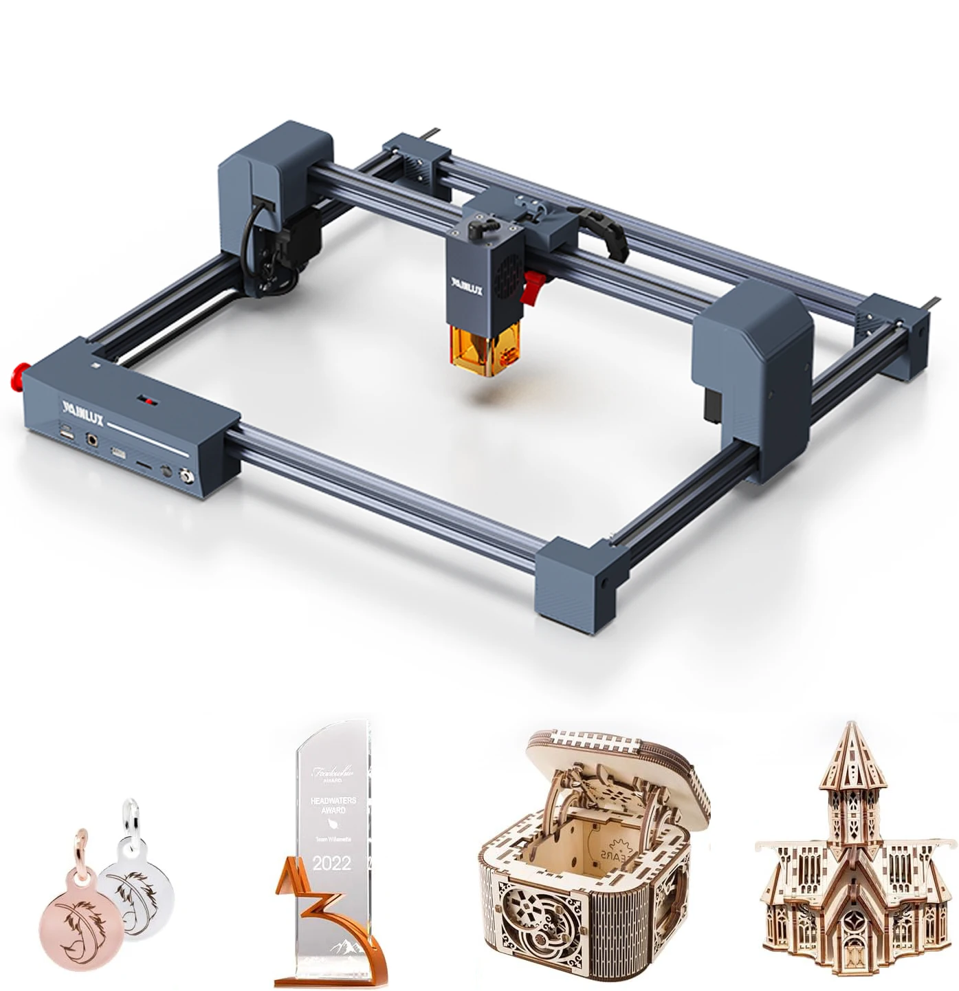 CNC Router Machine Metal Laser Engraver Acrylic Cutting Stamp Machine ...
