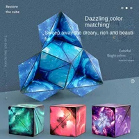 Variety Geometric Changeable Magnetic Magic Cube Anti Stress 3D Hand Flip Puzzle Cube Kids Stress Reliever Fidget Toy 6