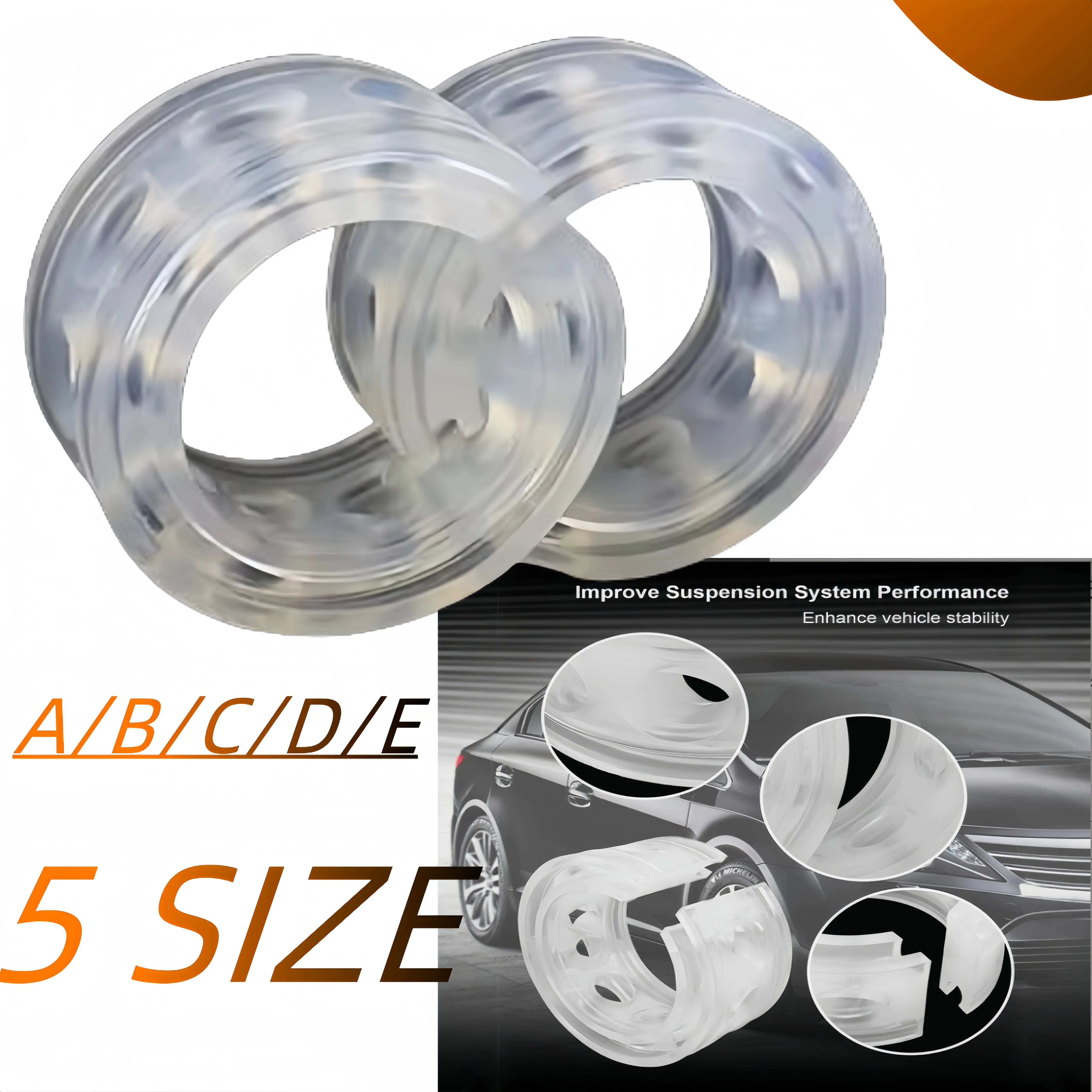 Car Suspension Cushions Bumper Protector Reduce Shock Noise Easy Install 2Pcs Urethane Meteria For Auto Truck SUV Jeep Vehicle